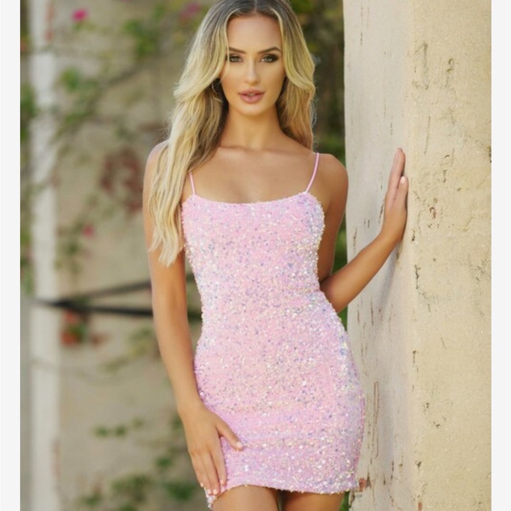 Light Pink Homecoming Dress